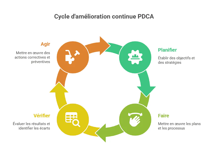 cycle d'amélioration PDCA - Capcert
