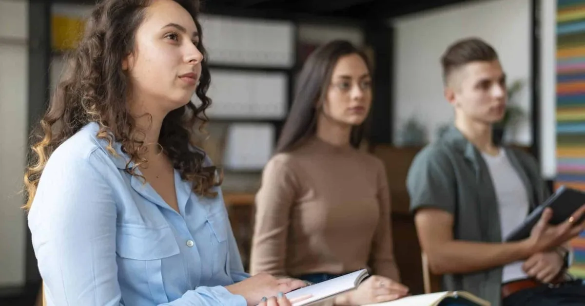 plan moyen de personnes floues a la therapie